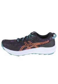 Buty do biegania Asics Fuji Lite 3 W 1012B294-500 szare. Zapięcie: sznurówki. Kolor: szary. Materiał: guma, syntetyk, materiał. Szerokość cholewki: normalna #2