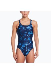 Strój pływacki jednoczęściowy damski Nike Hydrastrong Fastback. Kolor: niebieski