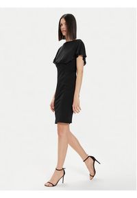 Rinascimento Sukienka koktajlowa CFC0118271003 Czarny Regular Fit. Kolor: czarny. Materiał: syntetyk. Styl: wizytowy