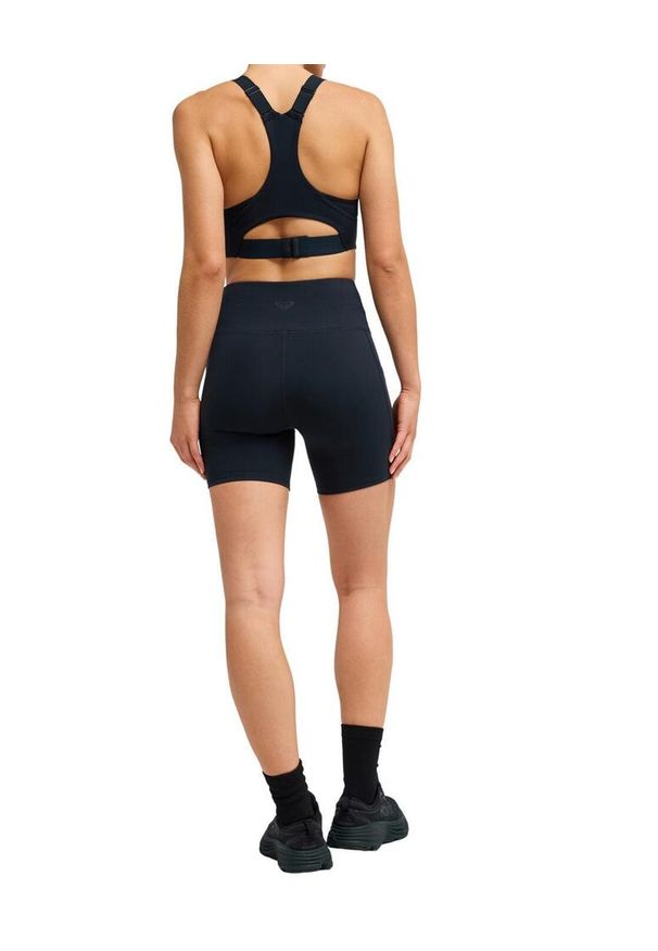 Krótkie spodenki damskie Roxy Heart Biker. Kolor: wielokolorowy, zielony, brązowy. Materiał: poliester, materiał, elastan. Długość: krótkie