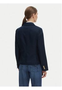 TOMMY HILFIGER - Tommy Hilfiger Marynarka WW0WW49335 Granatowy Slim Fit. Kolor: niebieski. Materiał: syntetyk #4