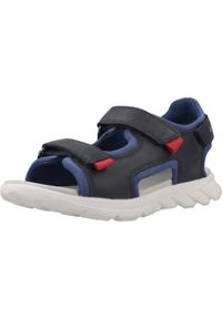 Sandały Geox Model J Sandal Airadyum Bo Kolor Niebieski. Kolor: niebieski. Materiał: tkanina, syntetyk