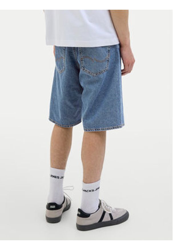 Jack & Jones Szorty jeansowe Alex 12272551 Niebieski Baggy Fit. Kolor: niebieski. Materiał: bawełna