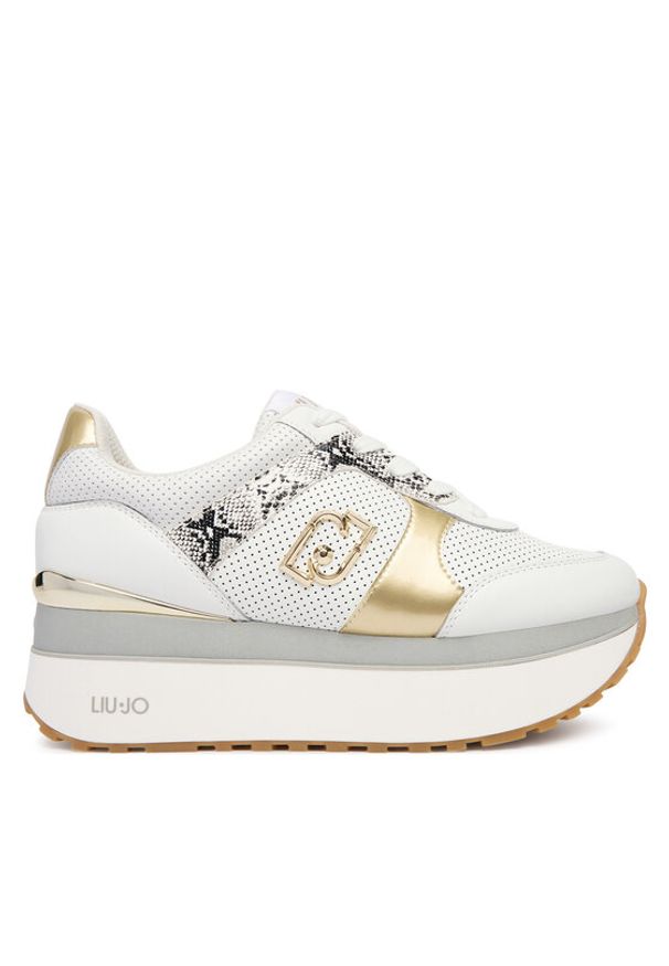 Liu Jo Sneakersy Wonder Plus 02 Bis BA6003 PX804 Biały. Kolor: biały. Materiał: skóra