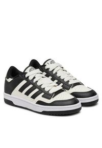 Adidas - adidas Sneakersy Rapid Court Low JR0166 Czarny. Kolor: czarny. Materiał: skóra #4