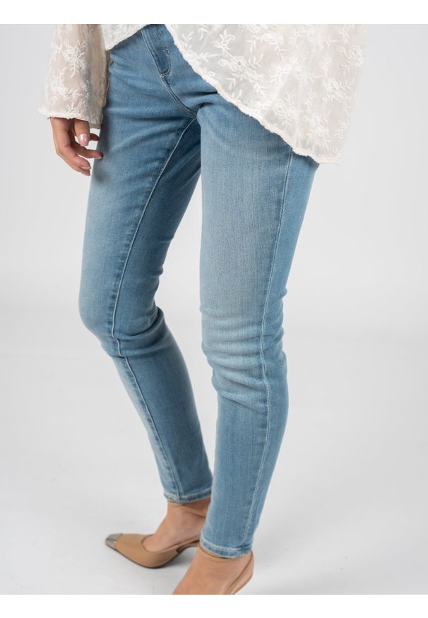 Guess Jeansy "Annette Skinny" | W1YA99D4F51 | Annette | Kobieta | Czarny. Kolor: czarny. Wzór: aplikacja