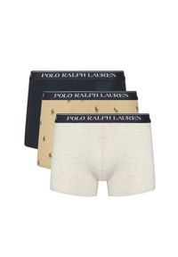 Polo Ralph Lauren Komplet 3 par bokserek 714830299171 Kolorowy. Materiał: bawełna. Wzór: kolorowy