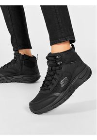skechers - Skechers Trapery Woodrock 51705/BBK Czarny. Kolor: czarny. Materiał: materiał #2