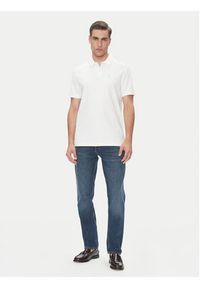 Calvin Klein Polo LV04LC239G Biały Regular Fit. Typ kołnierza: polo. Kolor: biały. Materiał: bawełna #5