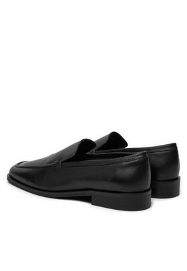 Calvin Klein Lordsy Flat Loafer HW0HW02432 Czarny. Kolor: czarny. Materiał: skóra