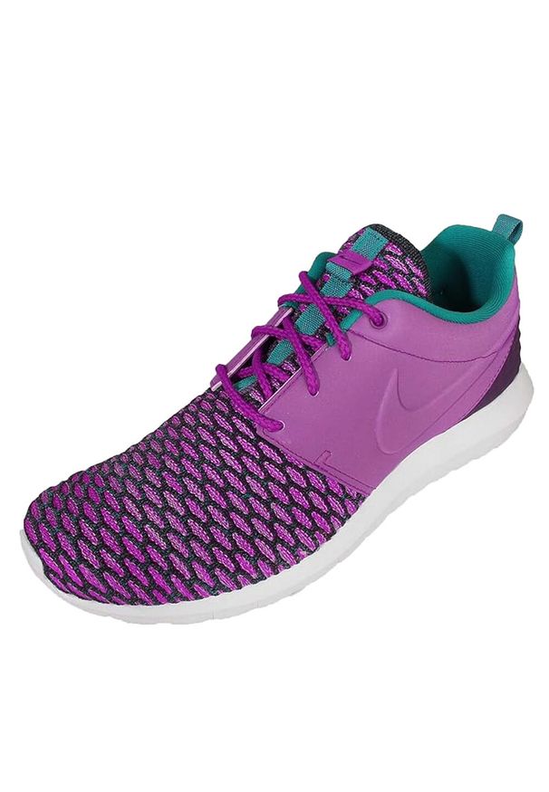 Nike - Męskie Buty Treningowe Roshe Nm Flyknit. Kolor: zielony, wielokolorowy, fioletowy. Sezon: zima
