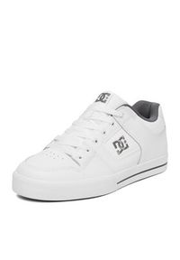 DC Shoes Sneakersy EO-PURE 300660-HBW Biały. Kolor: biały. Materiał: skóra #5