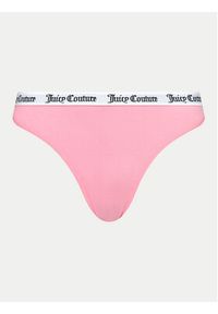 Juicy Couture Komplet 3 par stringów Diana JCLTH224571 Kolorowy. Materiał: bawełna. Wzór: kolorowy #3