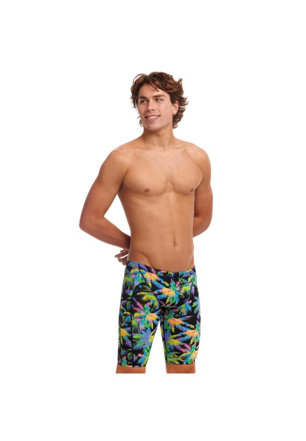 FUNKY TRUNKS - Kąpielówki spodenki męskie jammery treningowe na basen Funky Trunks. Kolor: czarny, wielokolorowy