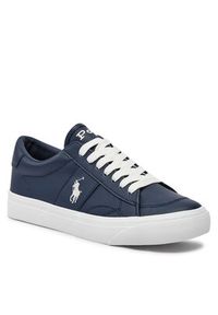 Polo Ralph Lauren Sneakersy RL00564410 J Granatowy. Kolor: niebieski. Materiał: skóra #5