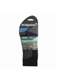 BRIDGEDALE - Skarpety w góry Bridgedale Hike Ultra Lt T2 Merino P Crew. Kolor: czarny. Sport: wspinaczka