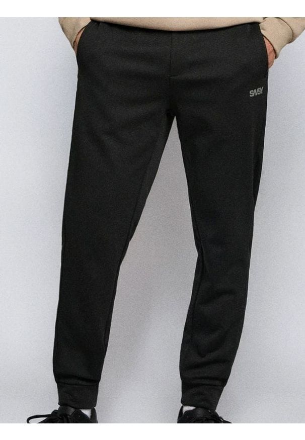 Sinsay - Spodnie dresowe jogger - czarny. Kolor: czarny. Materiał: dresówka