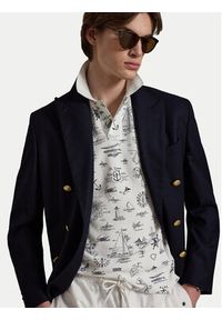 Polo Ralph Lauren Polo 710B18827001 Biały Regular Fit. Typ kołnierza: polo. Kolor: biały. Materiał: bawełna #6