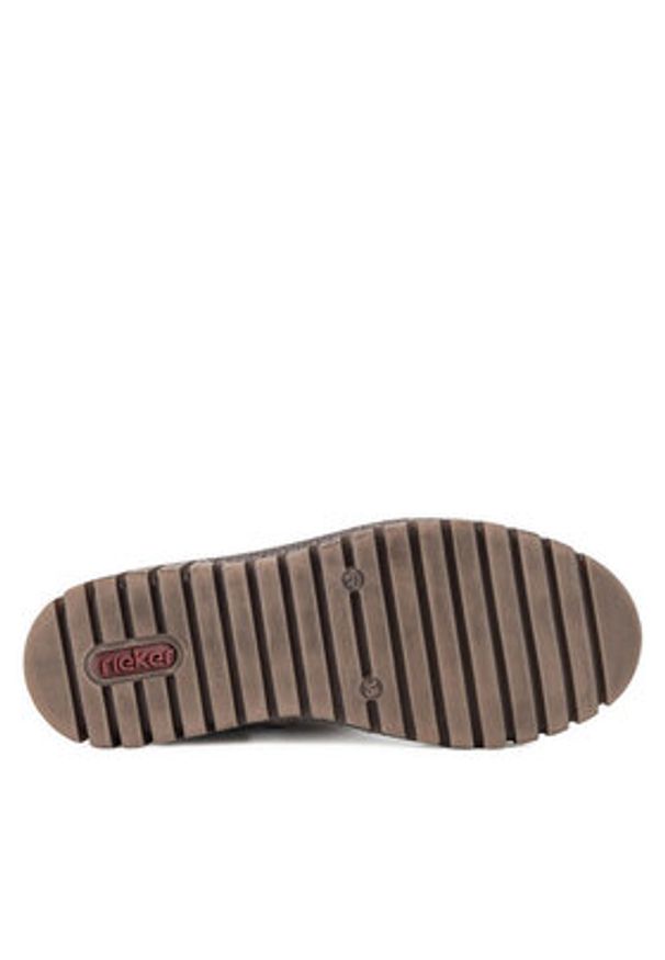 Rieker Botki Y3432-60 Beżowy. Kolor: beżowy. Materiał: materiał