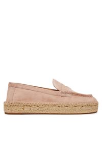 Lauren Ralph Lauren - LAUREN RALPH LAUREN Espadryle Luize 802953958009 Różowy. Kolor: różowy. Materiał: skóra, zamsz