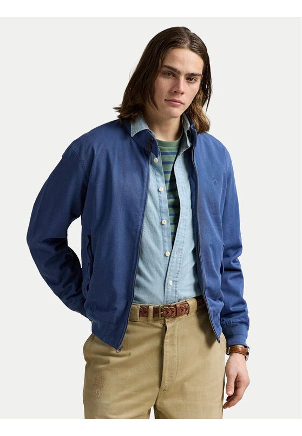 Polo Ralph Lauren Wiatrówka 710970569001 Niebieski Regular Fit. Typ kołnierza: polo. Kolor: niebieski. Materiał: bawełna