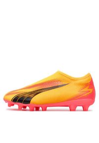 Puma Buty do piłki nożnej Ultra Match Ll Fg/Ag Jr 107770-03 Żółty. Kolor: żółty #2