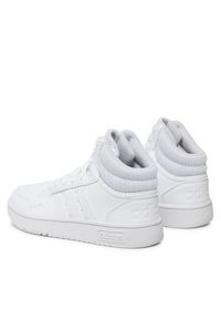 Adidas - adidas Sneakersy Hoops 3.0 Mid Lifestyle Basketball Classic Vintage ID9838 Biały. Kolor: biały. Materiał: skóra. Sport: koszykówka #5