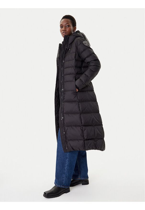 Blauer Kurtka puchowa 25WBLDK03101 Czarny Regular Fit. Kolor: czarny. Materiał: syntetyk. Sezon: zima