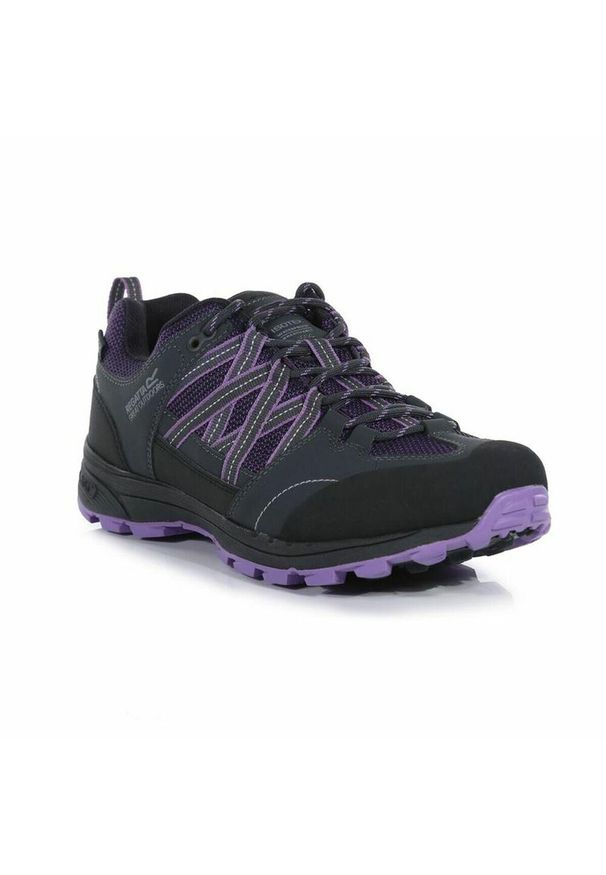 Buty trekkingowe damskie Samaris Low II Regatta. Kolor: fioletowy. Materiał: guma, poliester. Styl: sportowy