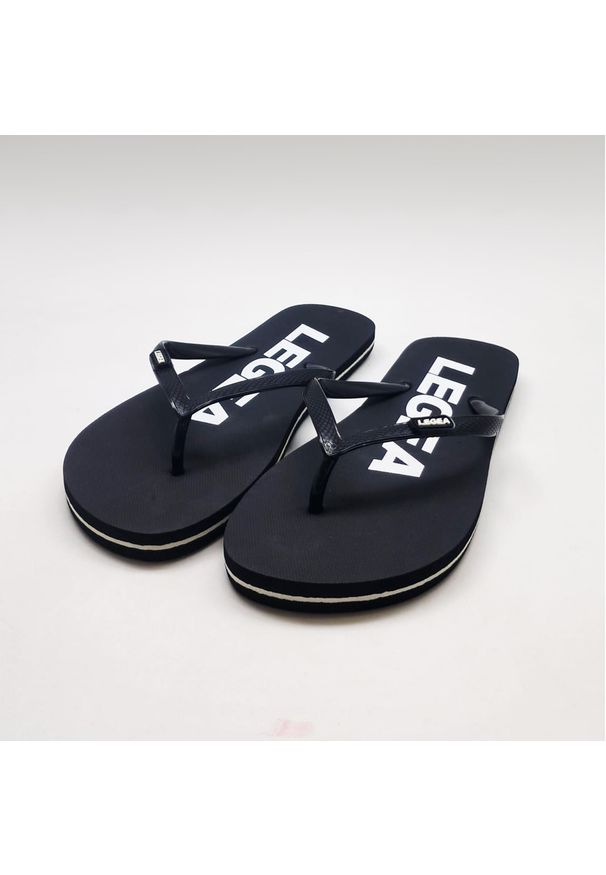 LEGEA - Japonki Mark czarne. Kolor: czarny. Materiał: guma. Sport: pływanie