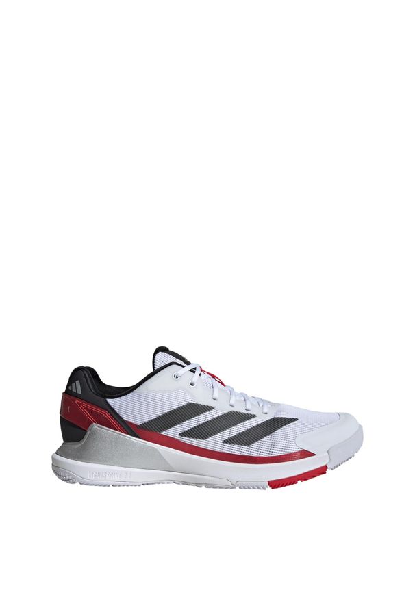 Adidas - Buty Crazyquick Padel. Zapięcie: zamek. Kolor: biały, czerwony, czarny, wielokolorowy. Sport: tenis
