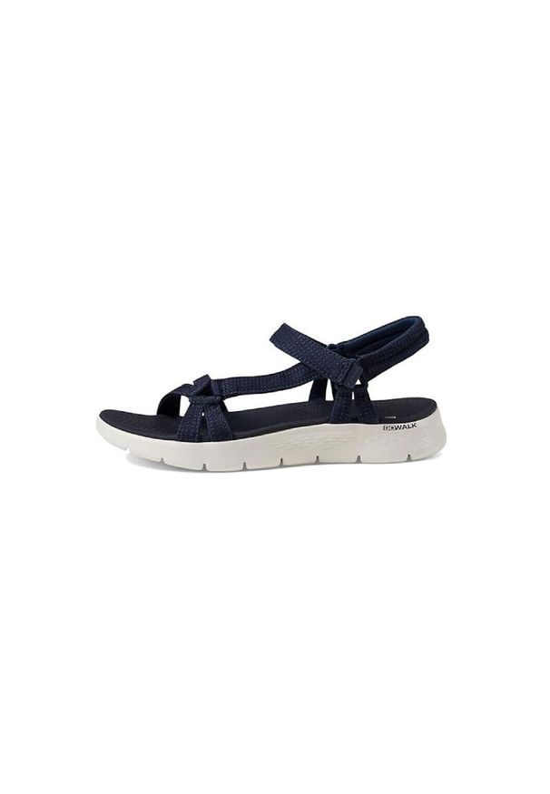 skechers - Sandały Go Walk Flex Sandal - Sublime Rozmiar 38 - 141451-NVY Niebieski. Okazja: na plażę. Zapięcie: pasek. Kolor: niebieski. Materiał: tkanina. Styl: sportowy, elegancki