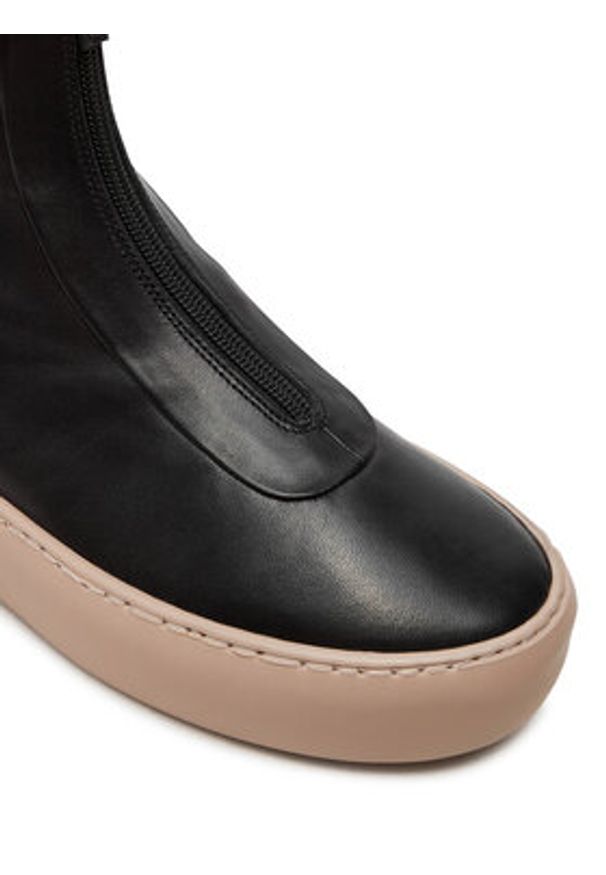 HÖGL Botki 8-100250 Czarny. Kolor: czarny. Materiał: skóra