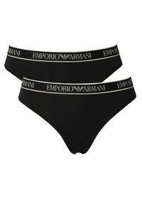 Emporio Armani Underwear Komplet fig brazylijskich EW000404 AF19026 MC005 Czarny. Kolor: czarny. Materiał: bawełna #3