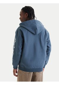 Quiksilver Bluza Old English EQYFT05156 Niebieski Oversize. Kolor: niebieski. Materiał: bawełna #8