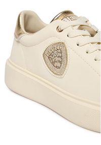 Blauer Sneakersy S6VENUS01/LEM Écru. Materiał: skóra #4