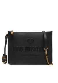 Love Moschino - LOVE MOSCHINO Torebka JC4118PP1LL1000A Czarny. Kolor: czarny. Materiał: skórzane #1