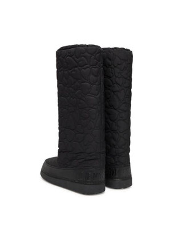 Love Moschino - LOVE MOSCHINO Śniegowce JA26032G1NISE00B Czarny. Kolor: czarny. Materiał: materiał