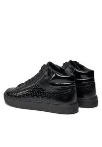 Calvin Klein Sneakersy High Top Lace Up W/Zip Mono HM0HM01276 Czarny. Kolor: czarny. Materiał: skóra #6