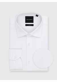 Pako Lorente - PAKO LORENTE - Biała koszula męska. Kolor: biały, czarny. Materiał: bawełna. Długość rękawa: długi rękaw. Długość: długie #1