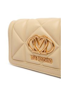 Love Moschino - LOVE MOSCHINO Torebka JC5640PP1OLC0129 Beżowy. Kolor: beżowy. Materiał: skórzane #4