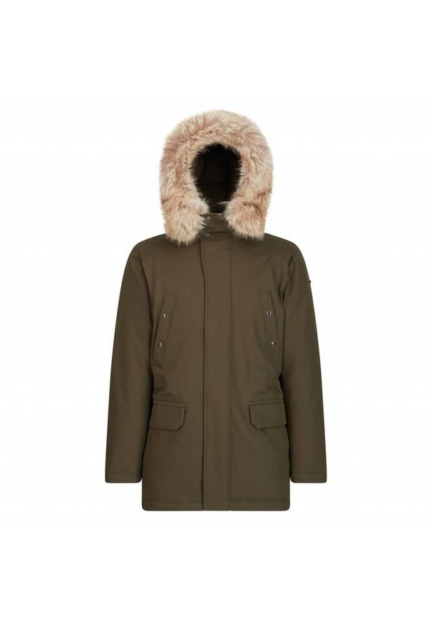 Geox - Kurtka GEOX M NORWOLK Zielony. Kolor: zielony. Materiał: tkanina