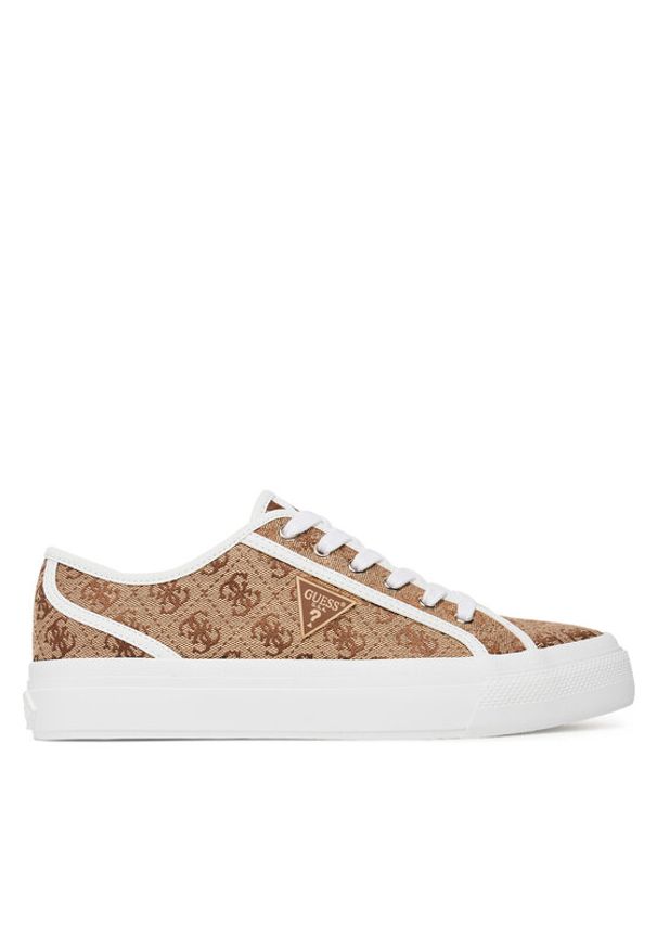 Guess Tenisówki FLGJEA FAL12 Beżowy. Kolor: beżowy. Materiał: materiał