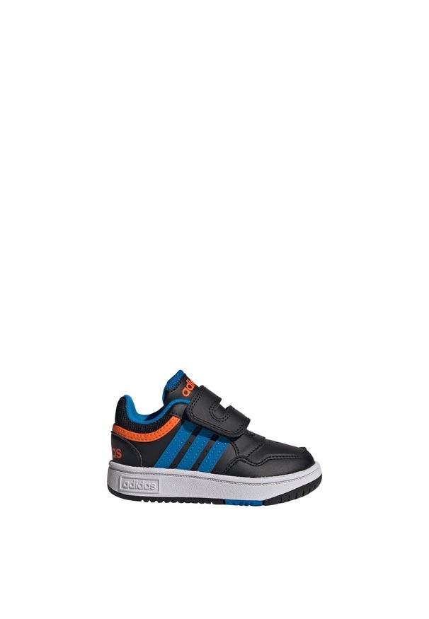 Adidas - Hoops Shoes. Kolor: wielokolorowy, pomarańczowy, żółty, czarny, niebieski. Sport: tenis