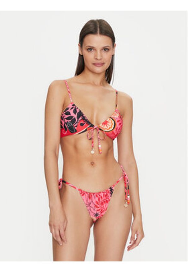Seafolly Góra od bikini Atlantis 31393-127 Różowy. Kolor: różowy. Materiał: syntetyk