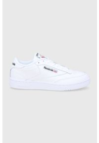 Reebok Classic Buty kolor biały. Zapięcie: sznurówki. Kolor: biały. Materiał: guma. Model: Reebok Classic, Reebok Club