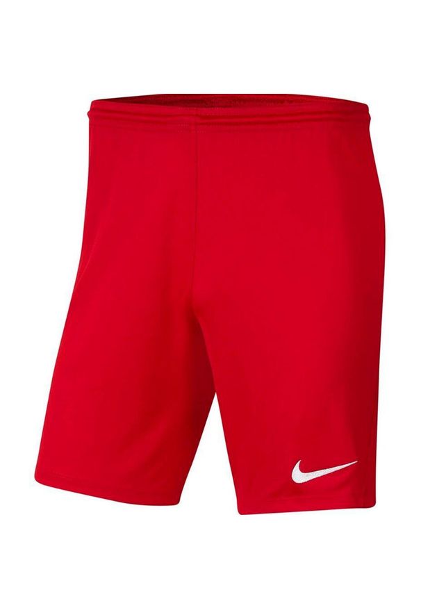 Spodenki dla dzieci Nike Dry Park III NB K czerwone BV6865 657. Kolor: czerwony. Styl: sportowy