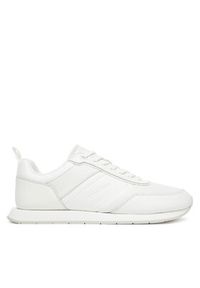 Calvin Klein Sneakersy Low Prof Runn Laceup Tape HM0HM01897 Biały. Kolor: biały. Materiał: skóra #4