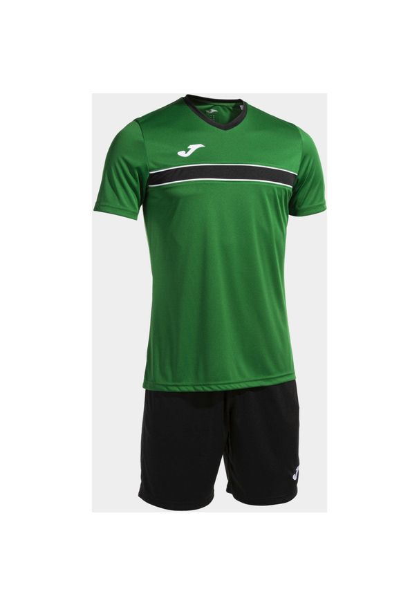 Zestaw Sportowy Joma Victory Zielony 2XS - Oddychający i Trwały. Kolor: czarny, zielony, wielokolorowy. Materiał: dresówka. Sport: piłka nożna