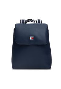 Tommy Jeans Plecak Tjw City-Wide Backpack AW0AW15938 Granatowy. Kolor: niebieski. Materiał: skóra